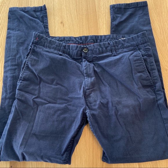 Zara Slim Fit Navy Pant - Picture 3 of 7